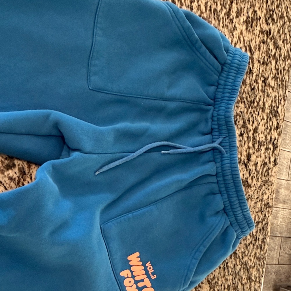 Blue Fleece Jogger Pants - Picture 5 of 6